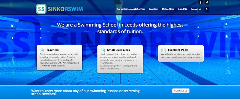 Sink or Swim Swimming School Leeds swimming school facility in Leeds, Unknown - Professional swimming lessons and training